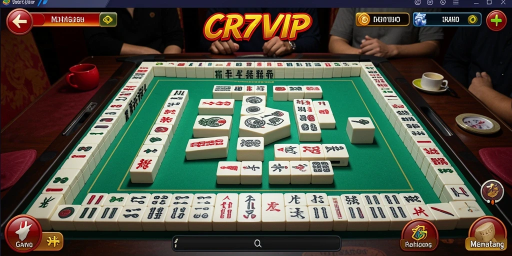 Tampilan permainan Mahjong yang menarik dan penuh warna di CR7VIP.