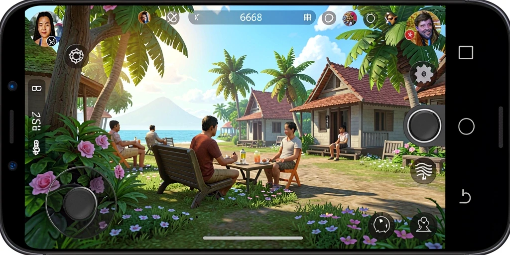 Screenshot gameplay G668 menampilkan aksi seru dalam pertandingan Casual.