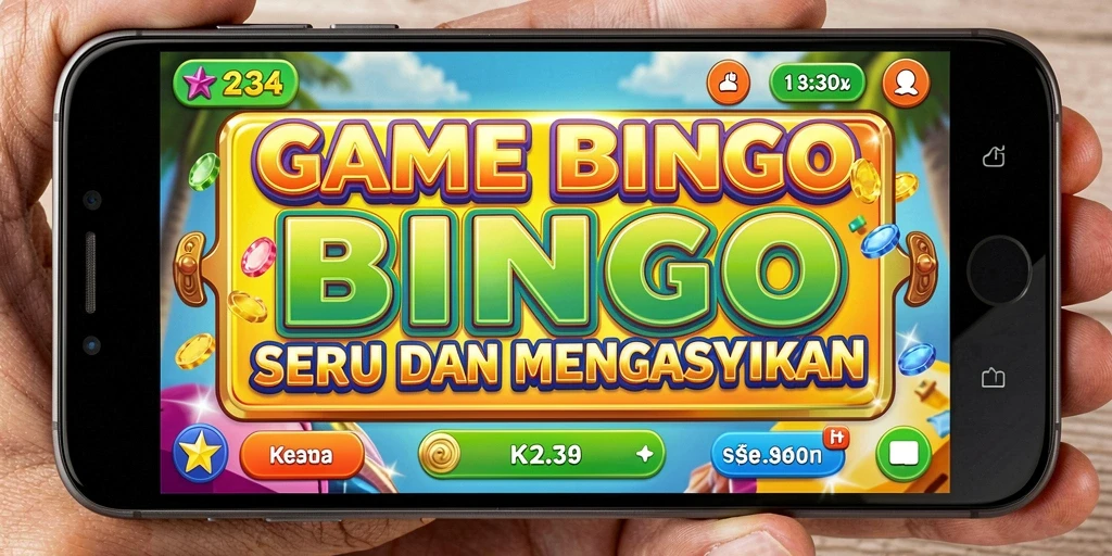 Screenshot gameplay K234 yang menunjukkan suasana permainan Bingo yang seru.