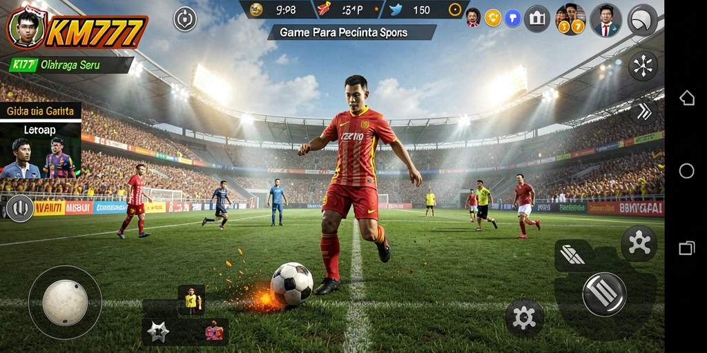 Tangkapan layar gameplay KM777 yang mendebarkan dan penuh aksi.