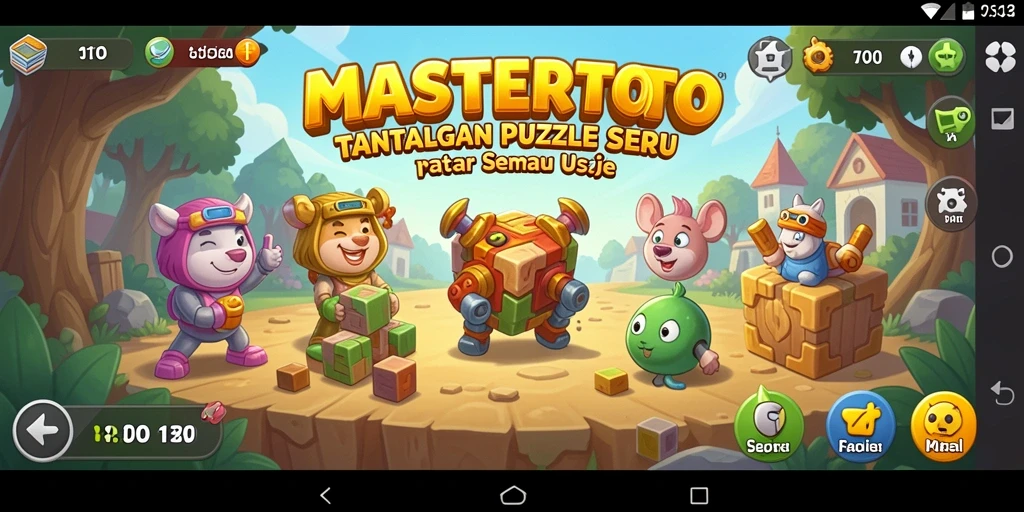 Tampilan gameplay MASTERTOTO yang menarik dan menantang Puzzle.