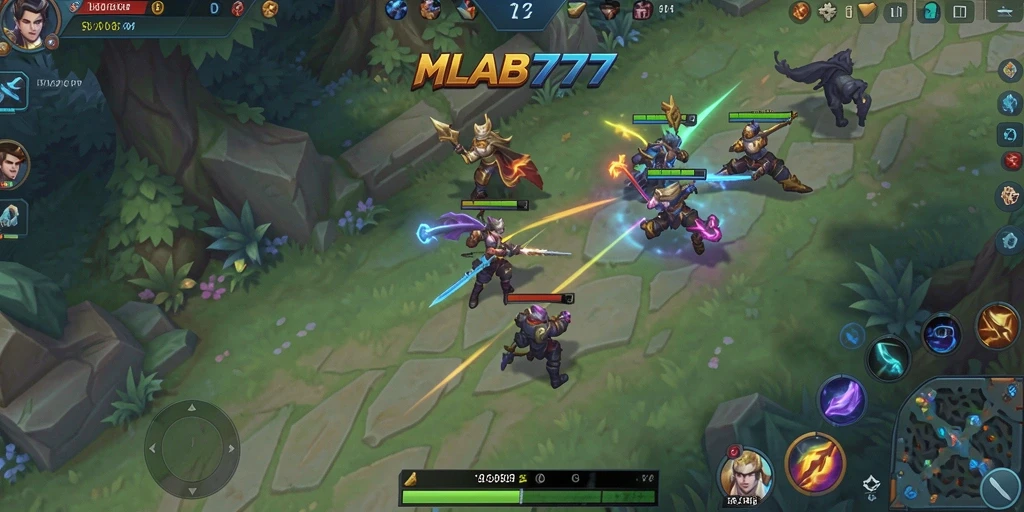 Tampilan gameplay <strong>MLBB777</strong> yang memikat di dunia petualangan.