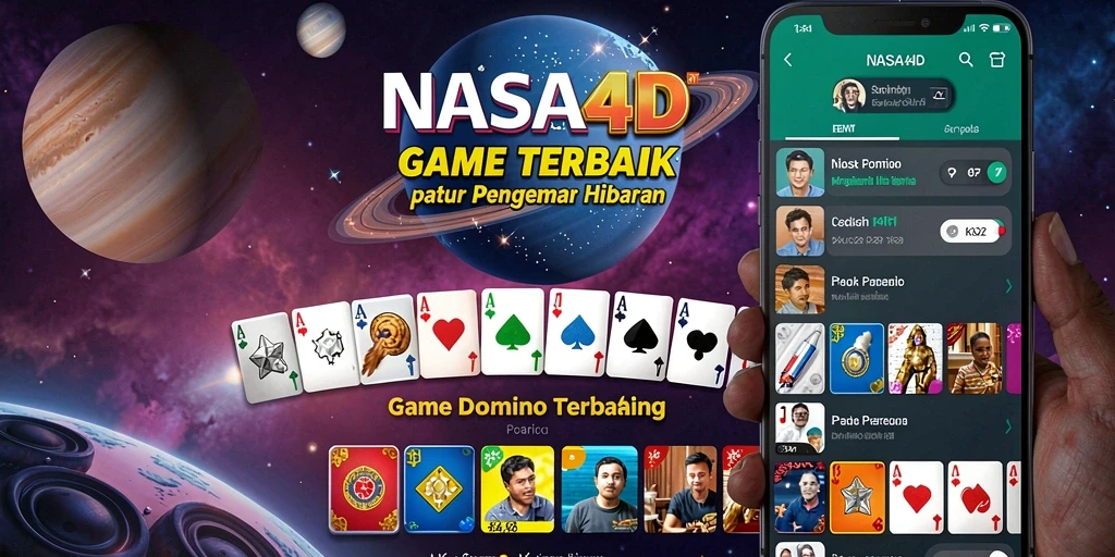 Tampilan seru gameplay Domino di NASA4D yang menghibur.