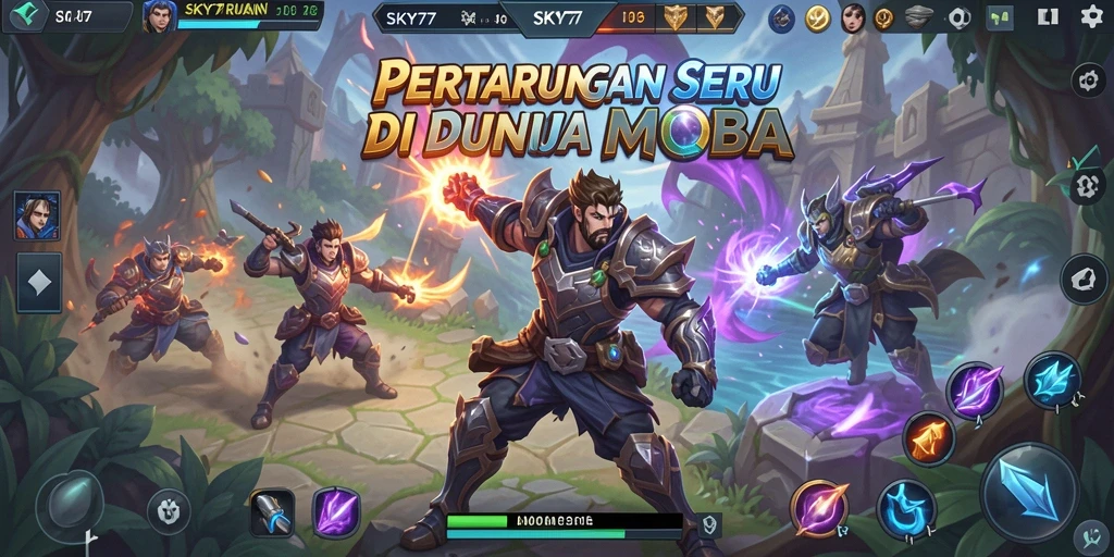 Tangkapan layar gameplay penuh aksi di <strong>SKY77</strong>.