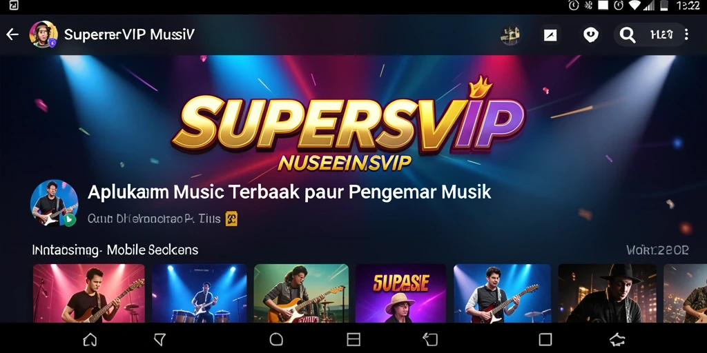 Tampilan gameplay <strong>SUPERSVIP</strong> yang menarik dengan interaksi musik.