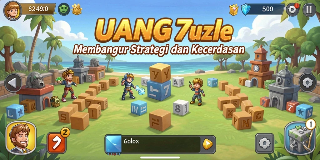 Tampilan gameplay UANG77 yang menarik dan menantang.