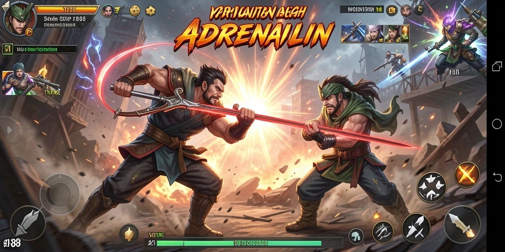 Gameplay mendebarkan dari VIP188 yang penuh aksi pertarungan.